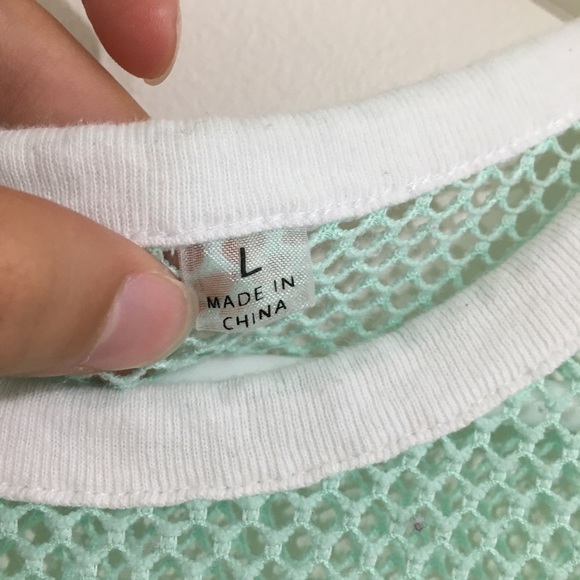 Net Shirt W/ Tank Top - Picture 4 of 5